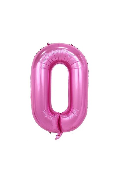 Choice7 Number 40inch rose-red-0 32inch Rainbow Gradient Number Foil Balloon ...