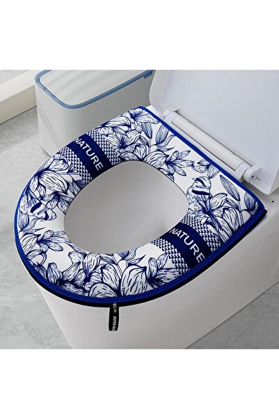 Choice blue Thickened Toilet Seat Toilet Cover Cartoon Universal Waterproof T...
