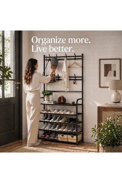 OEM Μεταλλική Παπουτσοθήκη – 5 Ράφια (V18)