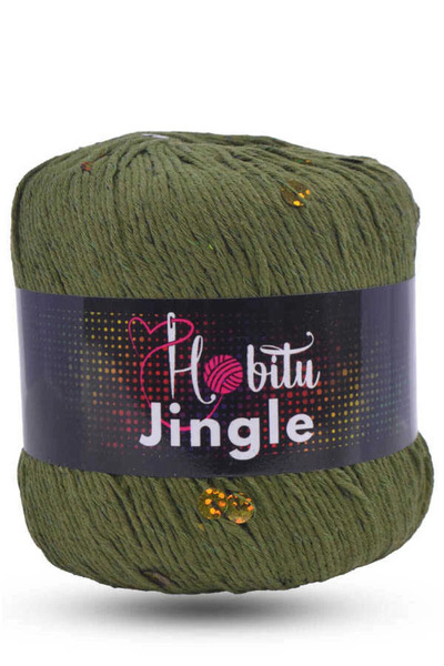 Hobitu Yarns حبل هوبِيتو جينجل (4 قطع) 187 أخضر-أخضر