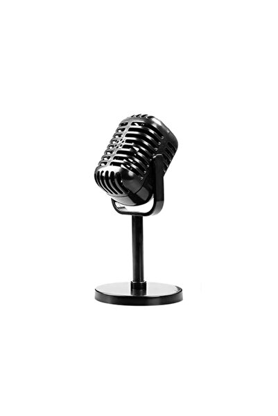 choice2 black Vintage Microphone Prop,Retro Fake Microphone Angle Adjustable ...