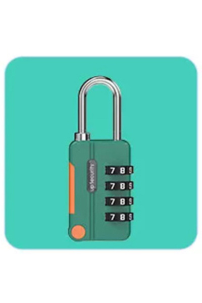Choice قفل رقمي جديد بلون أخضر غامق مكون من 4 أرقام مضاد للسرقة وآمن لحقائب ا...