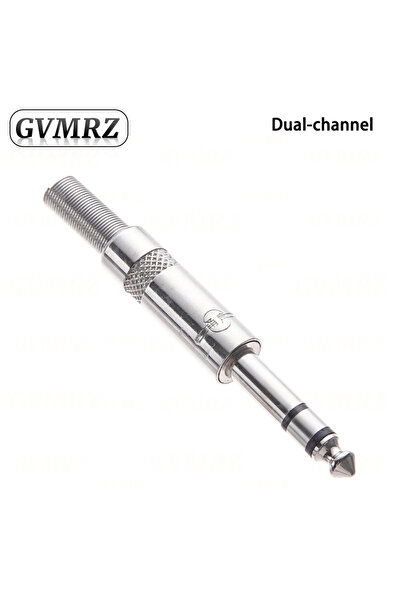 Choice6 Nickel Stereo 5PCS 6.3MM Mono/Stereo AUDIO jack Plug Male Connector W...