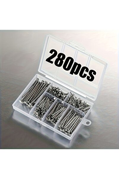 Choice 280pcs 140/280pcs Assorted Hardware Nails Kit, Steel Picture Hanging &...