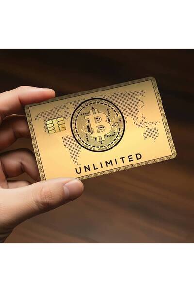 choice2 z5 18.6x13.7CM Finance B-Bitcoin Credit Decorative Card Stickers Suit...