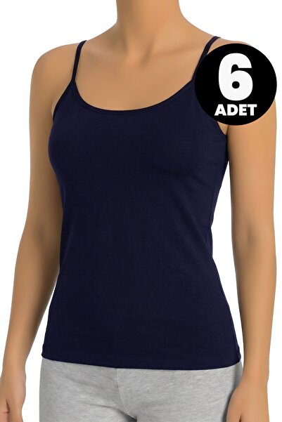 Öts Σετ 6 τεμαχίων γυναικεία εσώρουχα με λουράκια (96% βαμβάκι - 4% ελαστάνη)