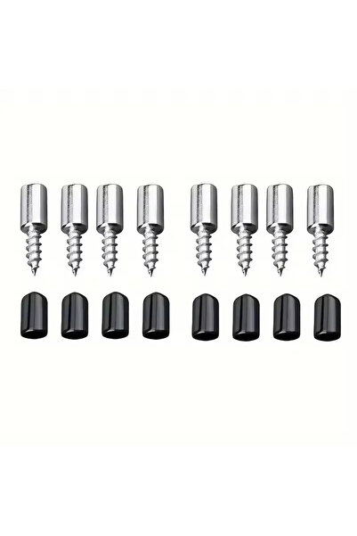 Choice5 0.98inch 16Pcs Black Set 16/32/64Pcs Shelf Bracket, Self Tapping Scre...