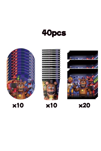Choice23 other 40pcs set Five Nights Bear Birthday Decorations Freddyed Table...