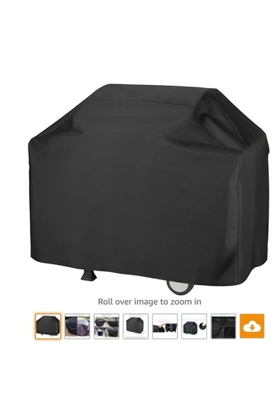 choice2 غطاء شواية أسود مقاس 145×61×117 سم، غطاء شواية خارجي، متوفر بـ 8 أحجا...