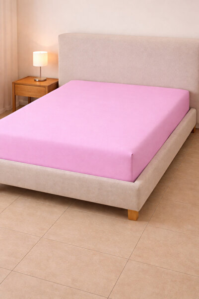 LUNGA VİTA Outlet Tight Weave Combed Cotton Elastic Fitted Sheet