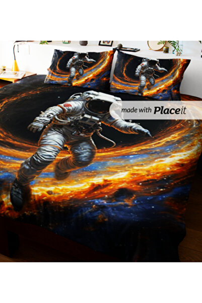 Elmas Dizayn 3D Children's Youth Boys and Girls Bedding Set 160*240 cm Organi...