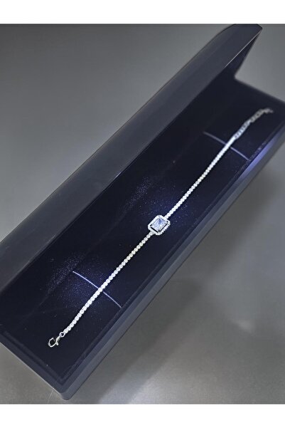 Yantra Silver Ayarlanabilir Baget Taşlı Gümüş Su Yolu Bileklik – Zarif, Işılt...