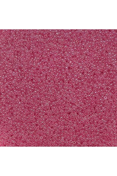 Bi hızlı 11/0 Cam Kum Boncuk Çekoslovakya Boncuğu 2 mm 40 gram Parlak Pembe