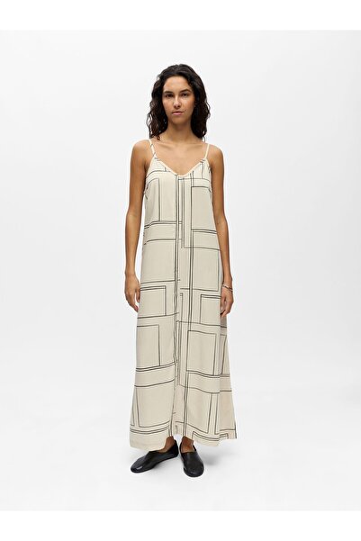 Object Maxikleid Abgestepptes