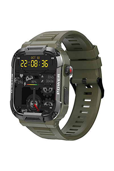 Microwear Mk 66 Έξυπνο Ρολόι με Έγχρωμη Οθόνη 1.85 Ιντσών