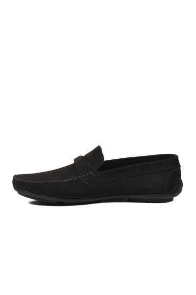 Pierre Cardin Black Nubuck Genuine Leather Men's Casual Shoes 90305 m