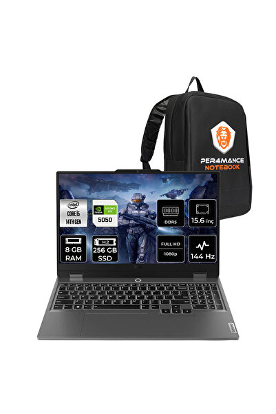 LENOVO LOQ 15IRX10 i5 14500HX 8GB 256GB SSD RTX5050/8GB 100W 15.6" FHD 144Hz ...