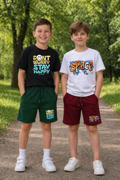 armicem ArmiKids 2-pack Advantage για αγόρια με πολύχρωμα εμπριμέ καλοκαιρινά...