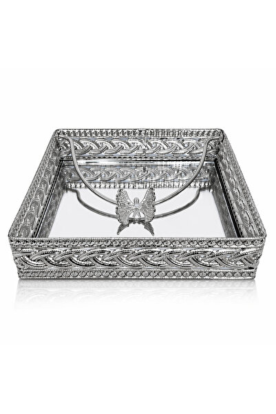 WERONY Square Napkin Holder Gold