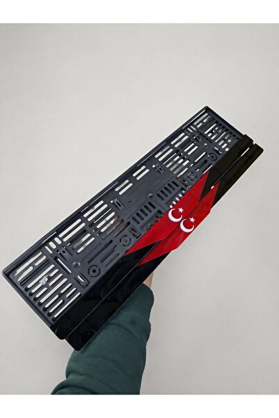 İzmirlee Türk Bayrağı Pleksi Plakalık (2 Adet)