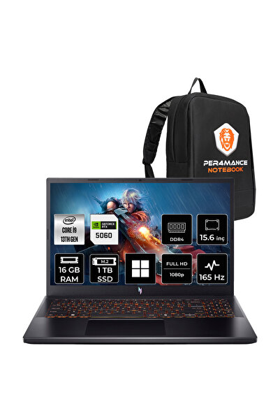 ACER Nitro V 15 i9 13900H RTX 5060 8GB 16GB RAM 1TB SSD 15.6" FHD 165Hz Win11...