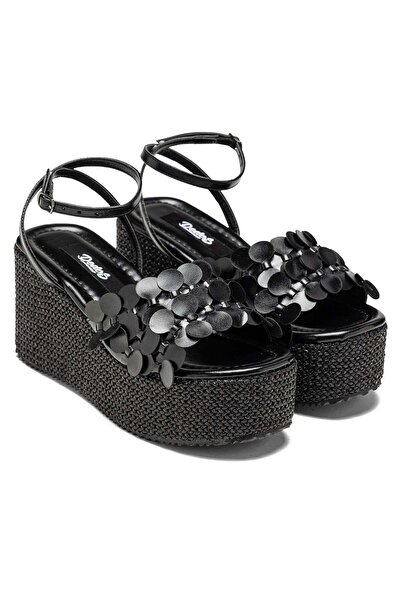 Dedos Γυναικεία ψάθινη σόλα με ψηλό τακούνι Eva Sandals 2325