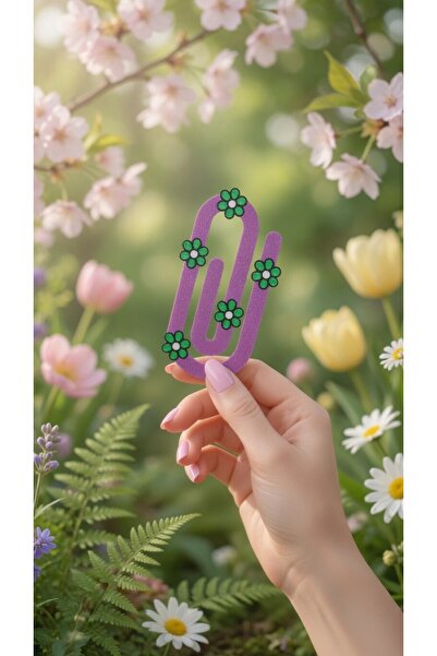 tredblock Daisy Figured Bookmark - Colorful Floral Bookmark