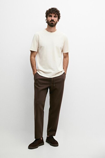 Massimo Dutti Pamuklu kısa kollu t-shirt