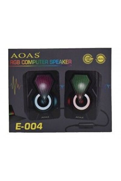 Bibilel Ηχεία υπολογιστή με LED RGB και USB E-004