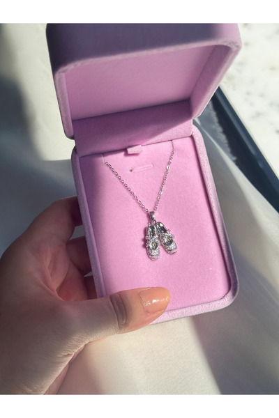 Harlofia Jewelry Çelik Taşlı Pilates Ayakkabı Kolye