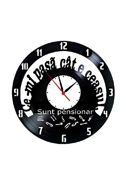 OEM Διακοσμητικό Ρολόι Τοίχου 'Είμαι συνταξιούχος - Ώρα για χόμπι'