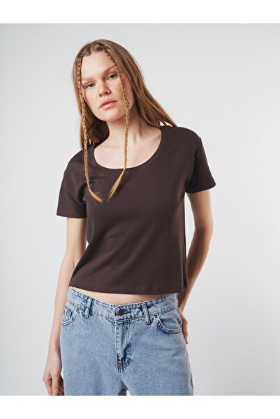 citycenterfashion Φαρδύ μπλουζάκι με λαιμόκοψη ποδηλάτου, βασικό μοντέλο, από...