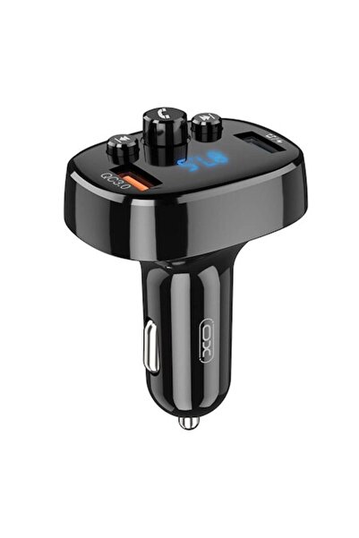 AUDIOX Πομπός FM XO BCC03 Bluetooth, QC 3.0, 2 Θύρες USB, 18W, Μαύρο