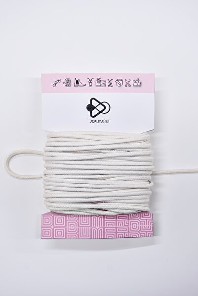 Dokumarkt Κερωμένο στρογγυλό κορδόνι πάχους 3 χιλιοστών - Κερωμένο βαμβακερό ...