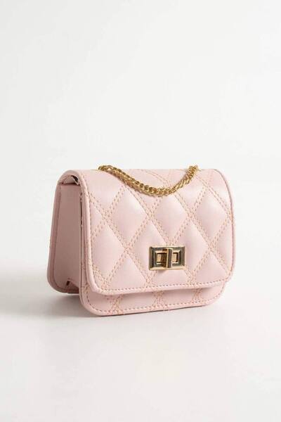 Çanta Trend Γυναικεία τσάντα ώμου μικρού μεγέθους με λεπτομέρεια κεντήματος (...