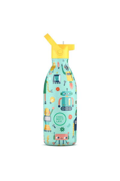 Cool Bottles - The Kids Bottle Short Circuit Çelik Suluk 500ml CBBK50SC