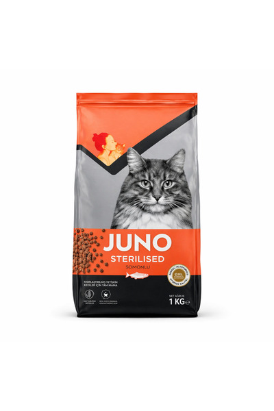JUNO Somonlu Kısırlaştırılmış Kedi Maması 1 Kg
