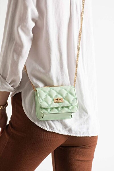 Çanta Trend Γυναικεία τσάντα ώμου μικρού μεγέθους με λεπτομέρεια κεντήματος (...