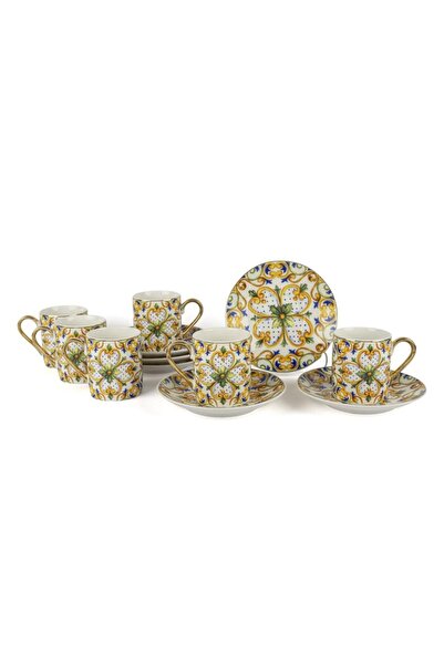 MIKASA مجموعة مور أمالفي كوست من 6 فناجين قهوة سعة 100 مل