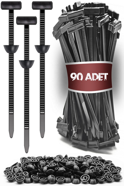 Tor Store 90'lı Set Oto Araba Tampon Kaporta Kapak Trim Tente Branda Sabitlem...
