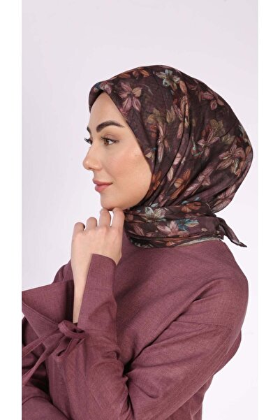 locella Soft Pamuk Eşarp Mürdüm