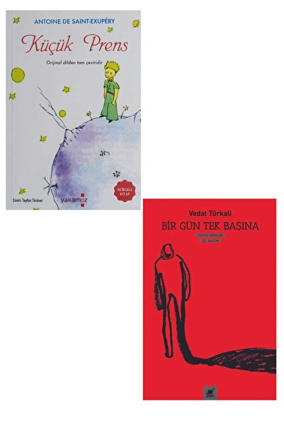 Yakamoz Yayınları 2 Kitap. Küçük Prens+Bir Gün Tek Başına