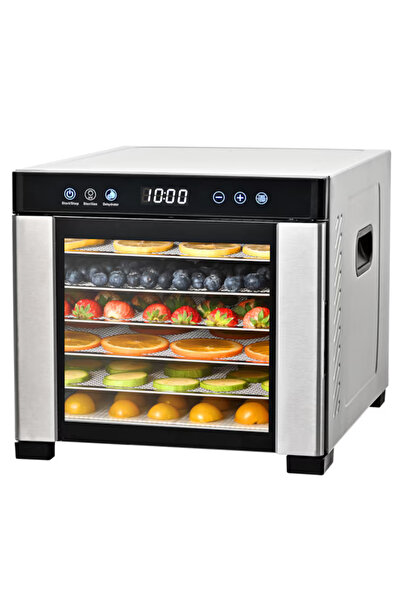 Luxis Αποξηραντήρας Τροφίμων - 550-650 W, 23.6 L, 6 Ανοξείδωτα Δίσκοι, Ψηφιακ...