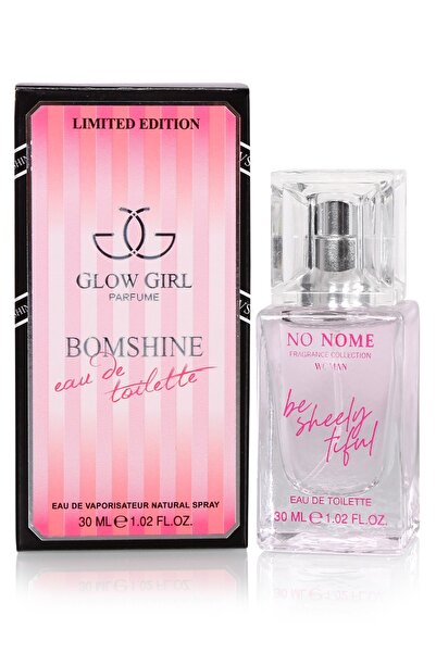 GLOW GİRL 201 Bombshell Meyvemsi Çiçeksi Kadın Parfümü Seyahat Boy 30 Ml Edt