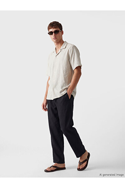 LC Waikiki Nevavm Regular Fit 100% Linen Men's Trousers with a Difference