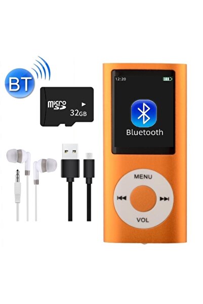 Tastech 5007MP 32GB Tf Kart Hediyeli Metal Mp3 Player Renli Ekranlı Fm Radyol...