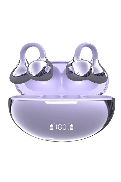 pukotech Kulaklık Klips Kulaklık Gürültü Önleme Open Ear Bluetooth Kulaklık Y...