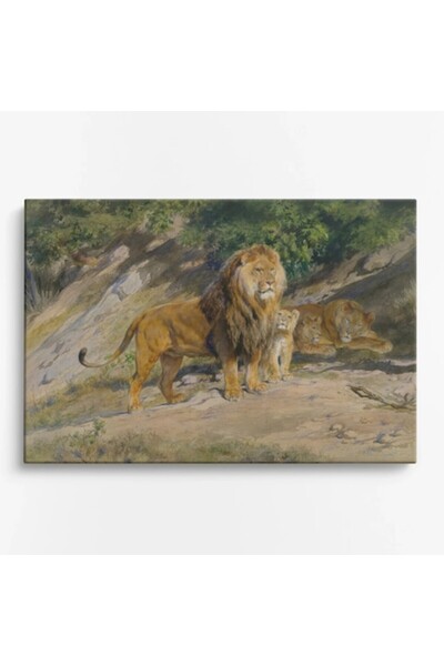 OEM Pictură pe pânză Artă celebră WOWCanvas, Regele care observă