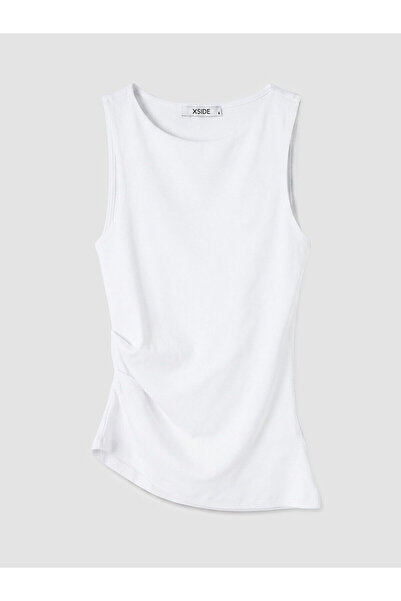 LC Waikiki Peak New Season Crew Neck Drawstring Women's Tank Top