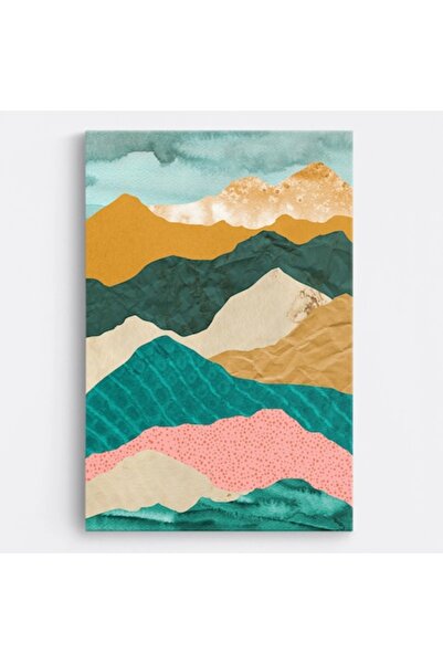 OEM Tablou abstract pe pânză WOWCanvas, Peisaje colorate inspirate de natură,...